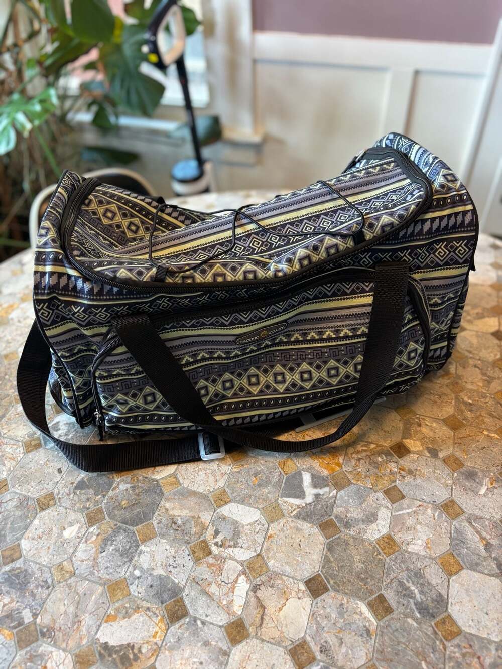 Pacific Coast Travel Gear Tribal Print Duffel Bag